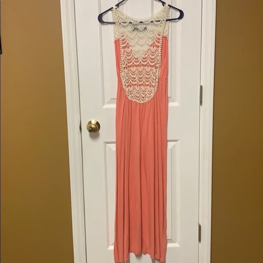 Pink/coral Maxi Dress